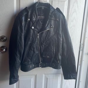 Men’s small Wilson’s leather motorcycle jacket